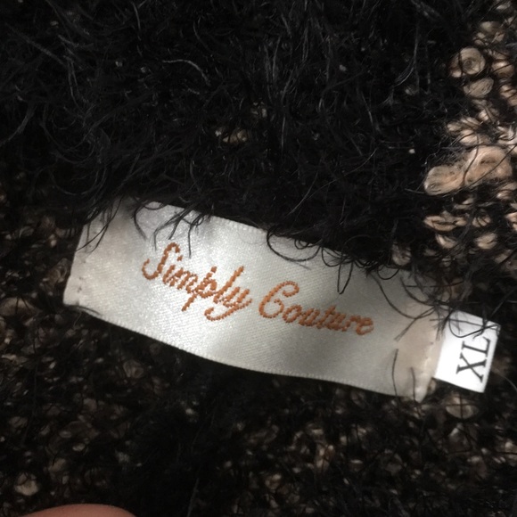 Simply Couture , SOFT,oversized poncho sweater size XL - Picture 5 of 11